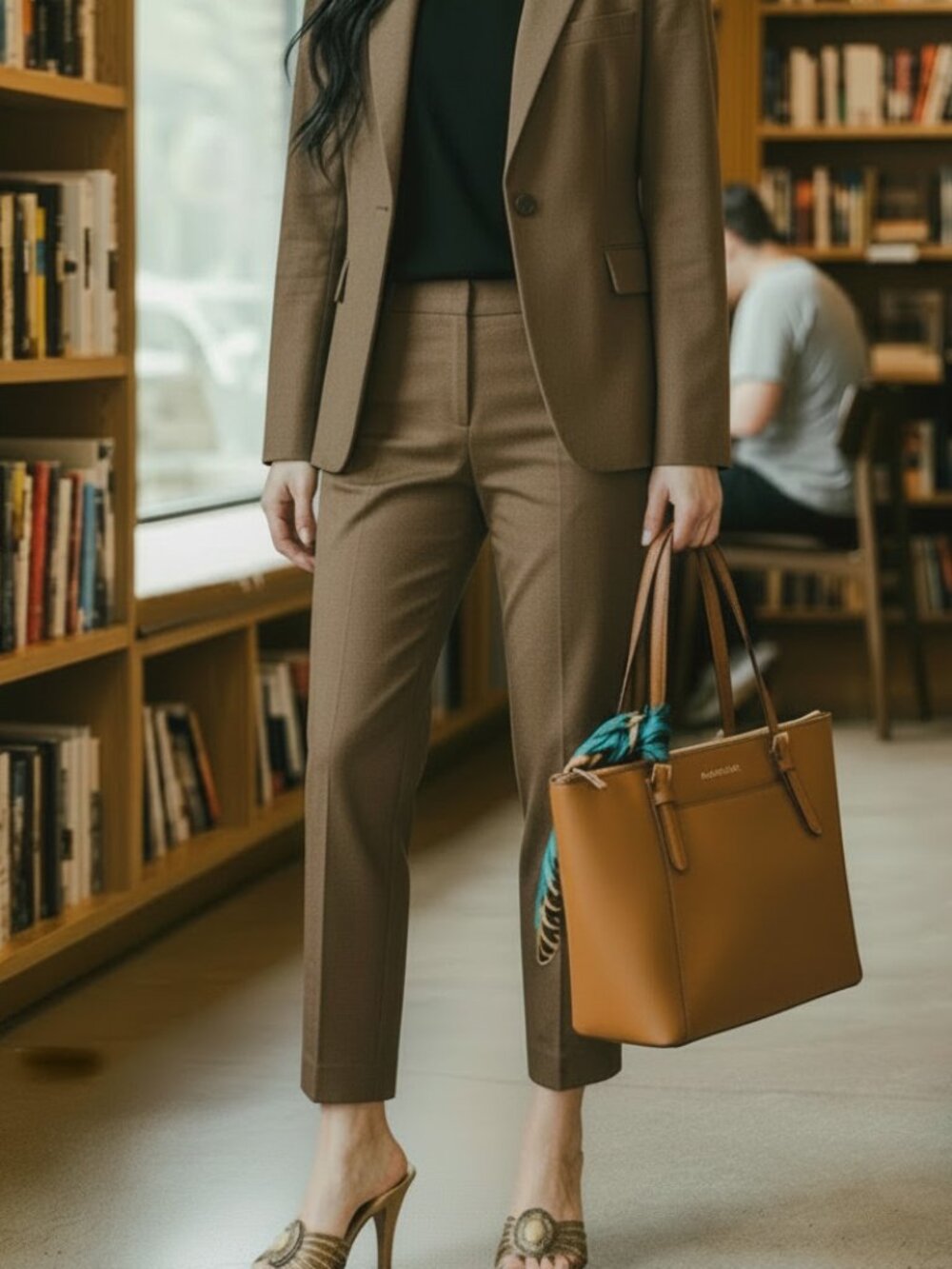 Express Columnist Brown Dress Capris